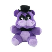Qianvly Five Nights At Freddy's Plush Toys: 7in Soft Stuffed Animal FNAF Plushies Collectibles for Game Fans,Birthday Gifts for Kids(Purple Freddy)